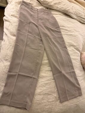 Quince Wide-Leg Dress Pants in Light Taupe